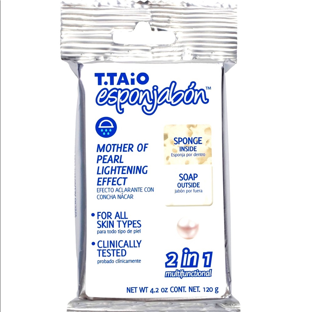 Mother pearl
Concha nácar
T-Taio sponge soap x spot removal 
2 x 10 mix n match